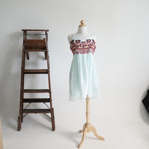 Liza Byrd Bohemian Mini Dress Size 0 - Picture 1 of 4